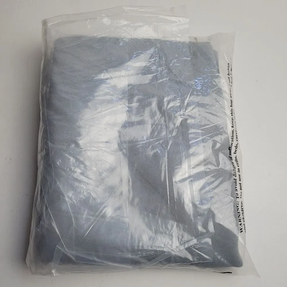 NEW Sun Zero Energy Saving Blackout Tab Top Curtain Panel 40x84in Silver #BT1